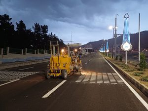 اجرای-رنگ-گرم- ترافیکی ماهان راه البرز