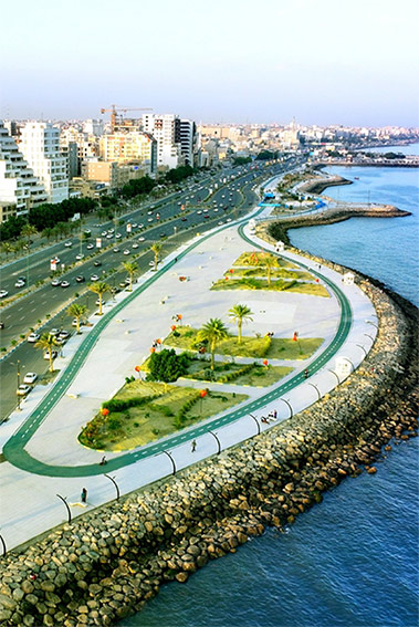 خط‌کشی پیست دوچرخه بندرعباس